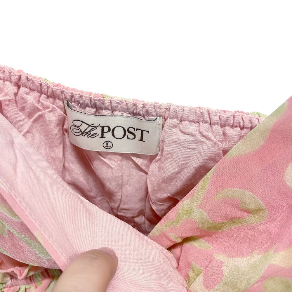 The Post | Luna Maxi Dress Coral, Lined & Adjustable Straps, Size Large - Picture 6 of 12